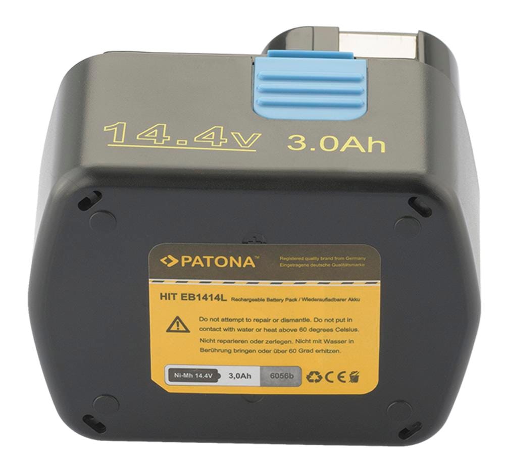 PATONA Akku für Hitachi 14,4V 3000 mAh Ni-Mh EB1412S EB1414 EB1414L EB1414S PATONA Akku für Hitachi 14,4V 3000 mAh Ni-Mh EB1412S EB1414 EB1414L EB1414S