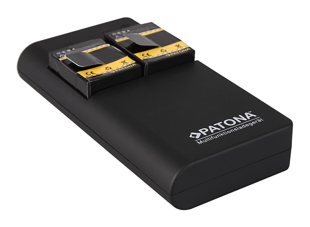 PATONA Powerbank für 2x GoPro Hero 3 Akkus inklusive USB-Output