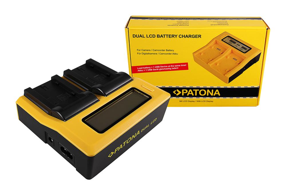 PATONA Dual LCD USB Ladegerät für Sony NP-FS11 DCR-PC DCRPC1 DCR-PC1 DCRPC2 DCR-PC2 DCRPC3 PATONA Dual LCD USB Ladegerät für Sony NP-FS11 DCR-PC DCRPC1 DCR-PC1 DCRPC2 DCR-PC2 DCRPC3