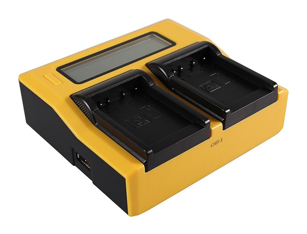 PATONA Dual LCD USB Ladegerät für Actionpro X7 ISAW A1 A2 A3 BCH7E