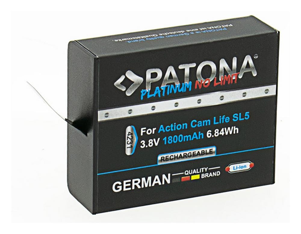 PATONA Platinum Akku für PATONA Action Cam Life SL5 PATONA Platinum Akku für PATONA Action Cam Life SL5