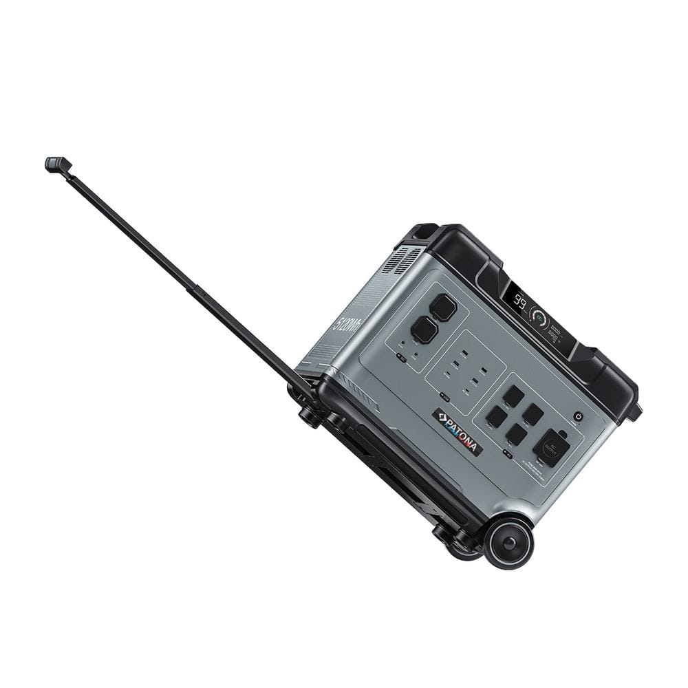 PATONA Platinum Powerstation Autarc 5000 Pro 5120 Wh PD100W USB-C USB-A QC AC DC LiFePO4