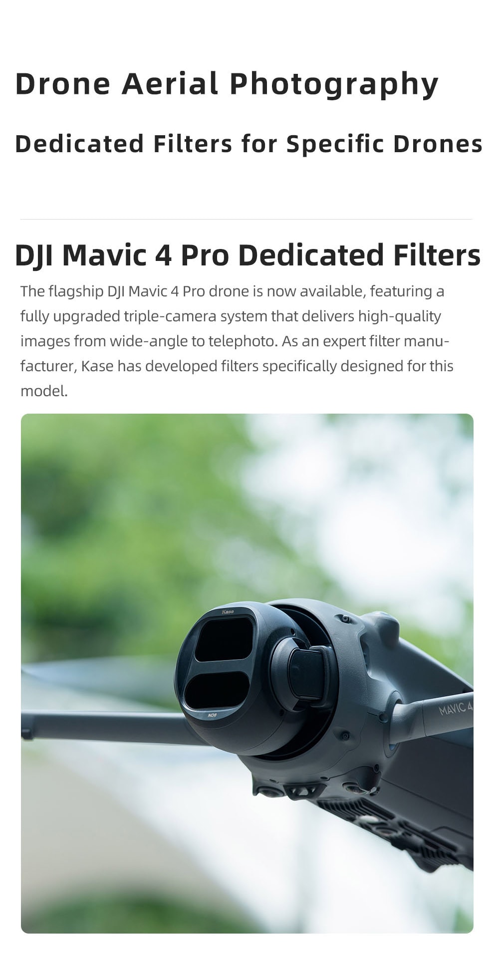 DJI Mavic 4 Pro Schutzfilter MCUV DJI Mavic 4 Pro Schutzfilter MCUV