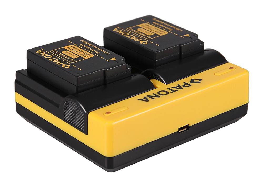 PATONA Dual Ladegerät für Leica Panasonic DMW-BLC12PP V-Lux 4 Panasonic DMW-BLC12PP inkl. Micro-USB Kabel PATONA Dual Ladegerät für Leica Panasonic DMW-BLC12PP V-Lux 4 Panasonic DMW-BLC12PP inkl. Micro-USB Kabel