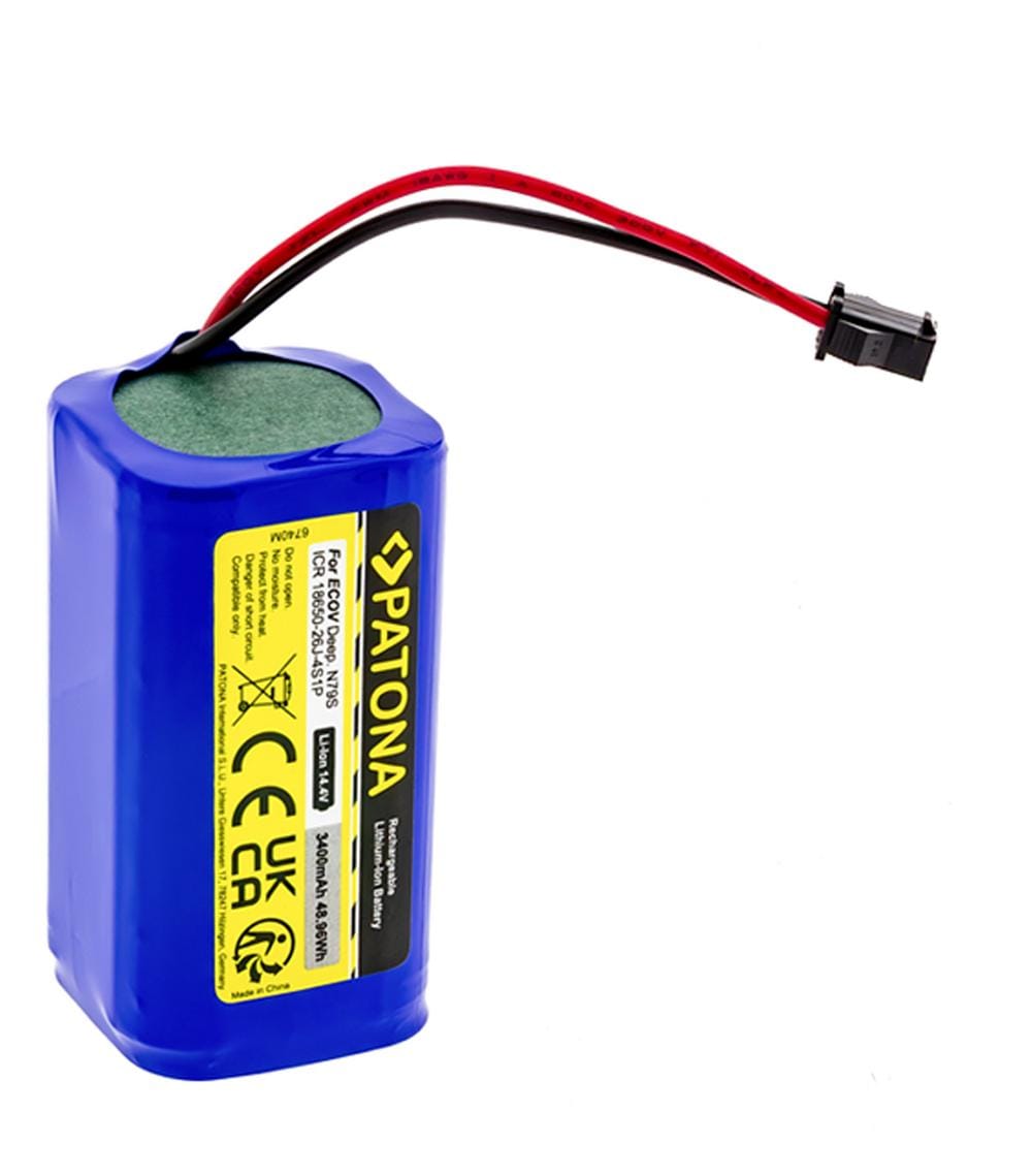 PATONA Akku für Ecovacs Deebot N79S 600 601 605 710 715 DH35 DN620 DN621 DN622 DH43