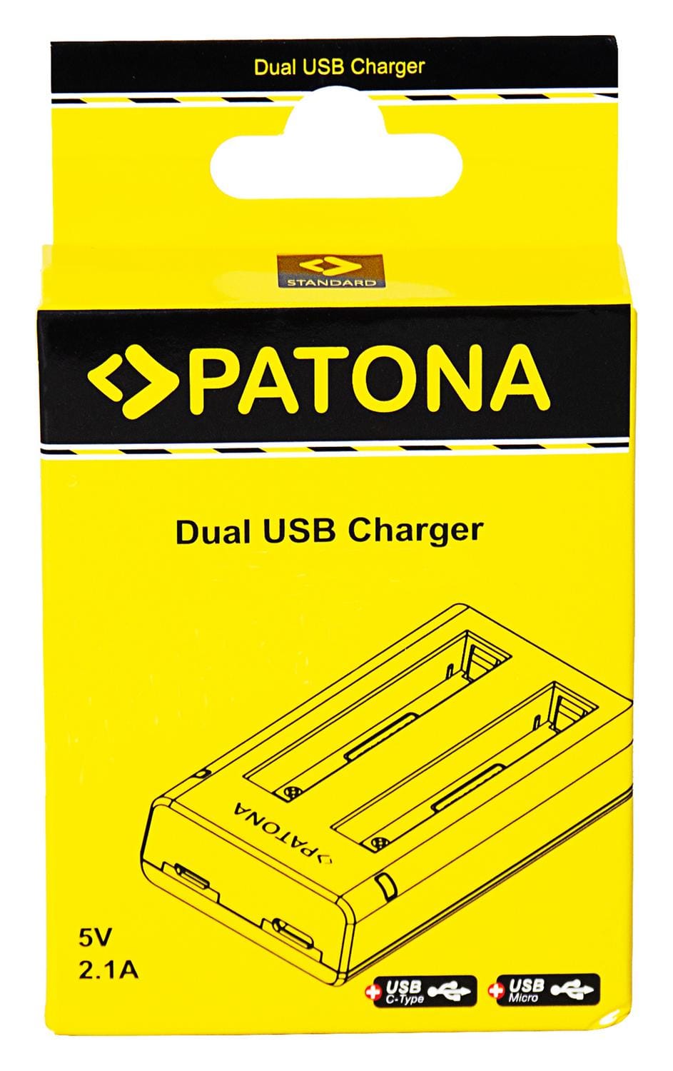 PATONA Dual Ladegerät für Insta360 X4 CINSBBMA inkl. USB-C Kabel PATONA Dual Ladegerät für Insta360 X4 CINSBBMA inkl. USB-C Kabel