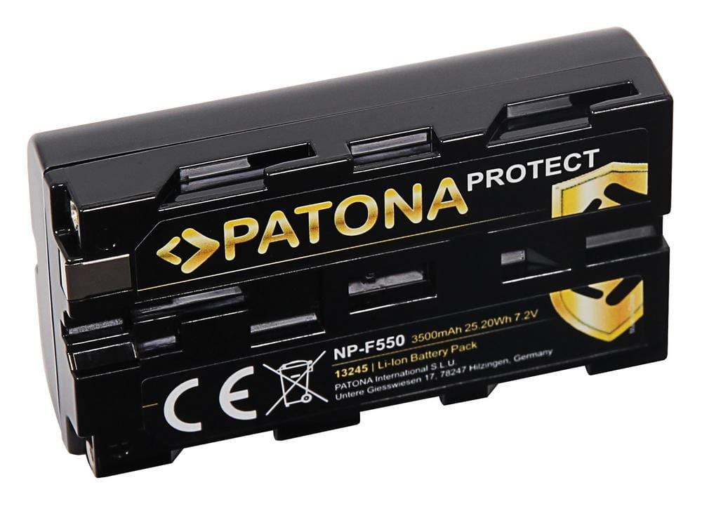 PATONA PROTECT Akku für Sony NP-F330 NP-F530 NP-F550 NP-F570 NP-F750 NP-F920 NP-F930 PATONA PROTECT Akku für Sony NP-F330 NP-F530 NP-F550 NP-F570 NP-F750 NP-F920 NP-F930