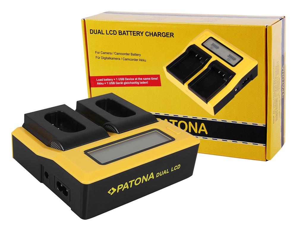 PATONA Dual LCD USB Ladegerät für Panasonic DMW-BLJ31 Lumix DC-S1 DC-S1R DC-S1H PATONA Dual LCD USB Ladegerät für Panasonic DMW-BLJ31 Lumix DC-S1 DC-S1R DC-S1H