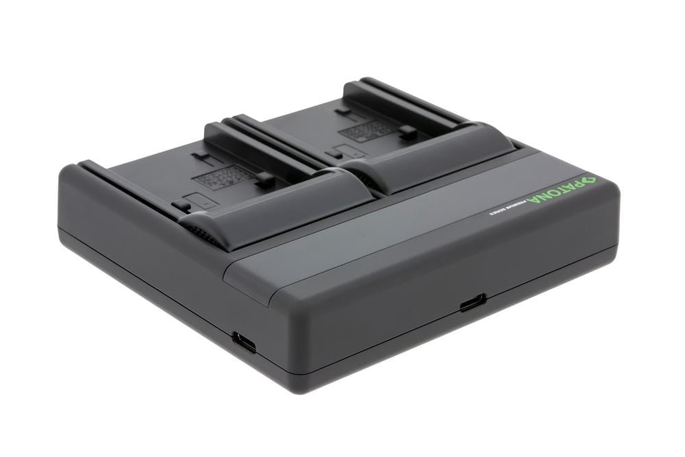 PATONA Premium Dual PD Performance Ladegerät für Sony NP-FP50 inkl. USB-C input/output
