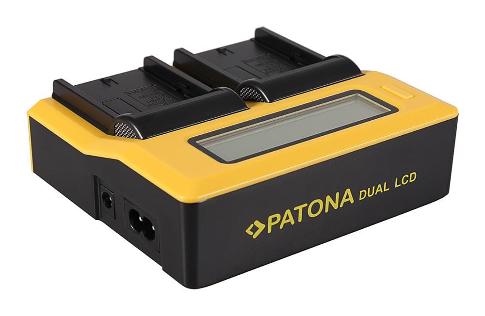 PATONA Dual LCD USB Ladegerät für Sony NP-FM50 VW-VBD1 BN-V607U PATONA Dual LCD USB Ladegerät für Sony NP-FM50 VW-VBD1 BN-V607U