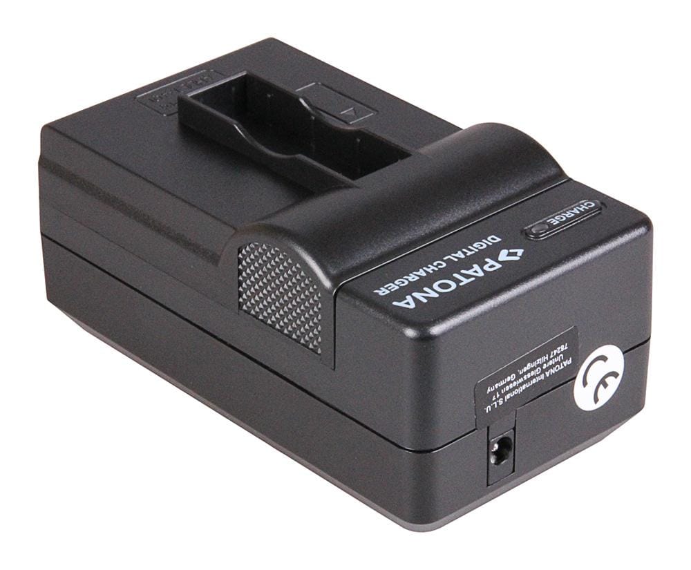 PATONA 2in1 Ladegerät für GoPro Hero4 AHDBT-401 Black Silver Music Surf