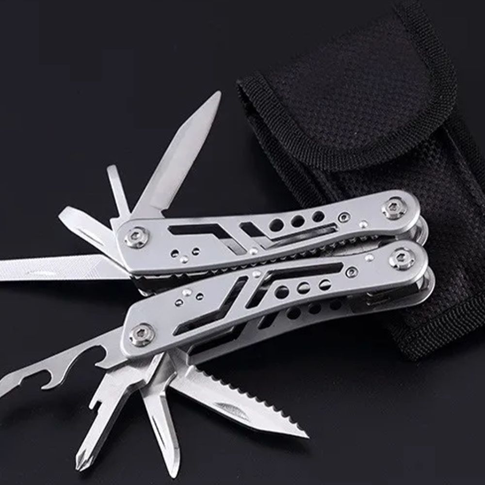 Multitool 24 in 1 – Kompaktes Multifunktionswerkzeug mit Zange, Messer, Schraubendreher & mehr – Ideal für Fotografen, Outdoor & Camping