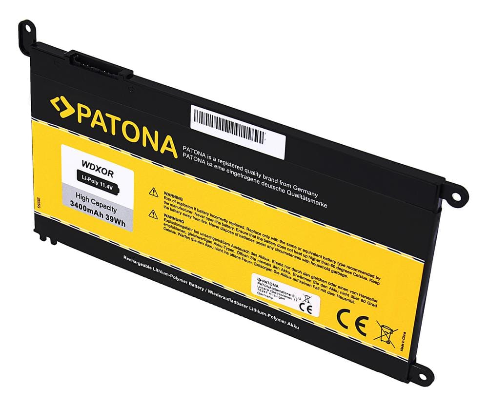 PATONA Akku für Dell Inspiron Serie 13 14 15 17 Latitude Serie 11 WDXOR T2JX4 PATONA Akku für Dell Inspiron Serie 13 14 15 17 Latitude Serie 11 WDXOR T2JX4