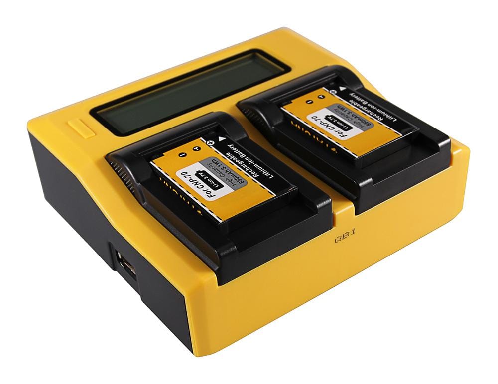 PATONA Dual LCD USB Ladegerät für Casio NP-70 Exilim EXZ150 EX-Z150 EXZ155 EX-Z155 EXZ250 EX-Z250 PATONA Dual LCD USB Ladegerät für Casio NP-70 Exilim EXZ150 EX-Z150 EXZ155 EX-Z155 EXZ250 EX-Z250