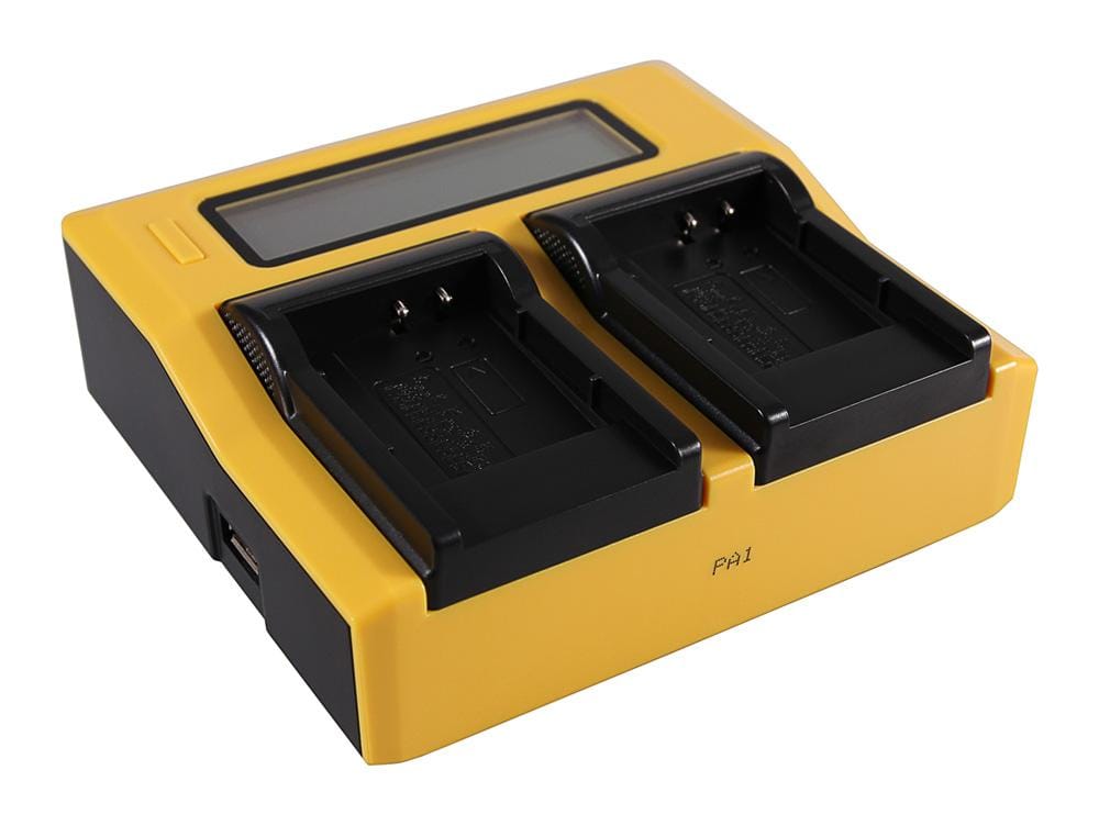 PATONA Dual LCD USB Ladegerät für Casio Nikon EN-EL11 TR350 TR-350 Nikon EN-EL11