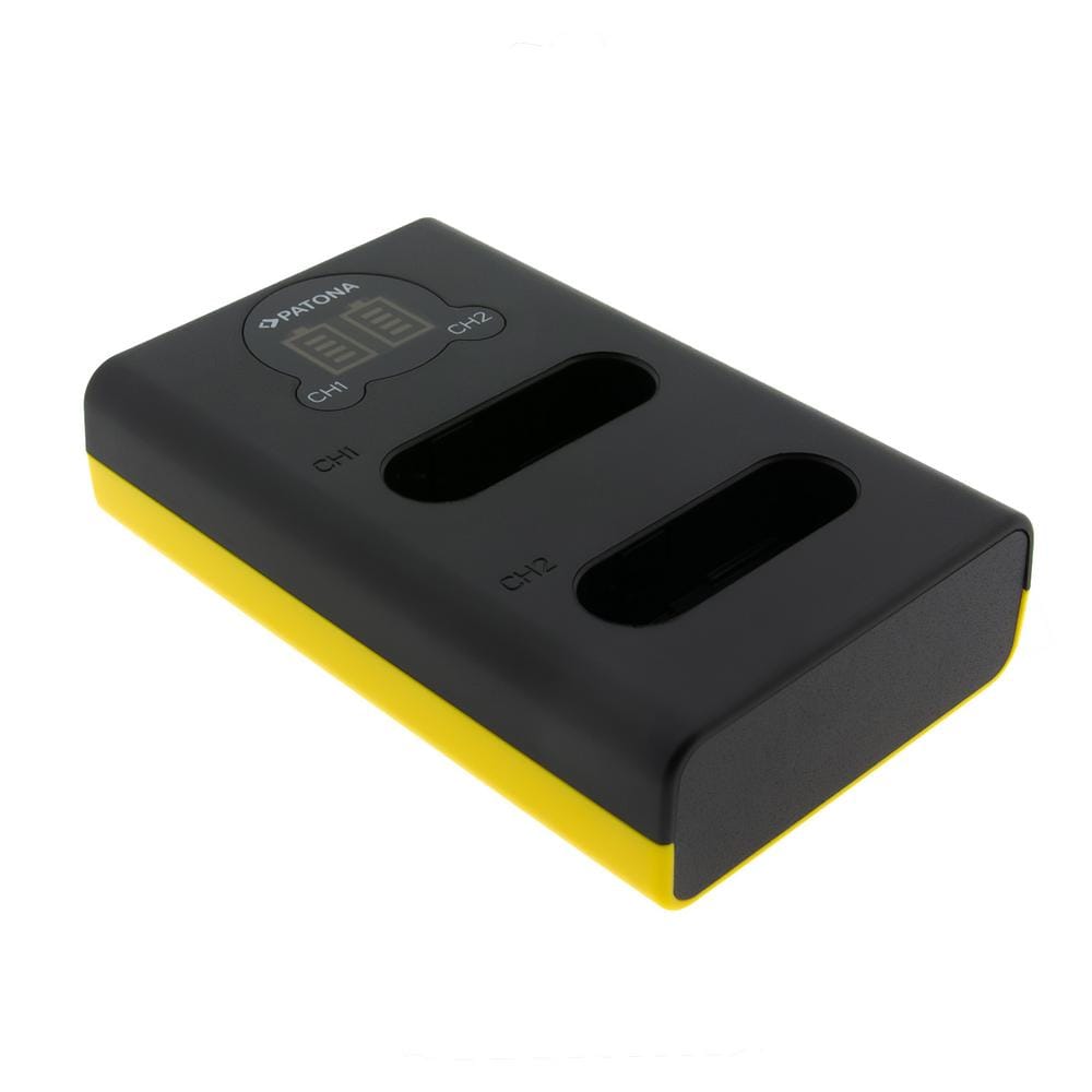 PATONA Dual LCD USB Ladegerät für Nikon EN-EL23 Coolpix P600 PATONA Dual LCD USB Ladegerät für Nikon EN-EL23 Coolpix P600
