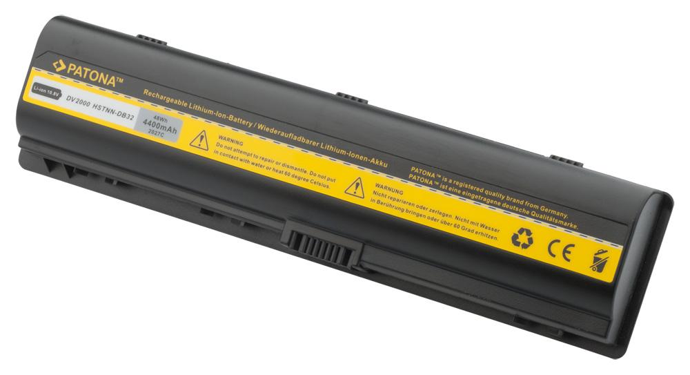 PATONA Akku für HP DV2000 DV6000 DV6100 V3000 V6000 4400mAh