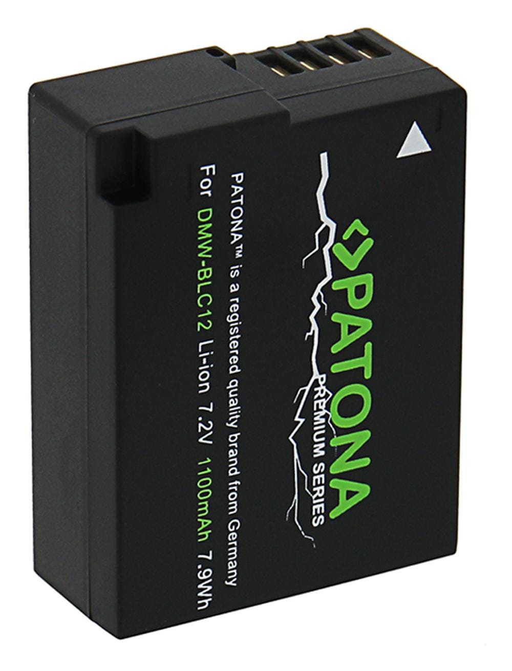 PATONA Premium Akku für Panasonic DMW-BLC12 Lumix DMC FZ200 DMC G6 G5 GH2