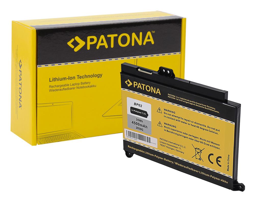 PATONA Akku für HP Pavilion PC 15 BP02 BP02XL 849569-421 849569-541 849569-542 849909-850 849569-543