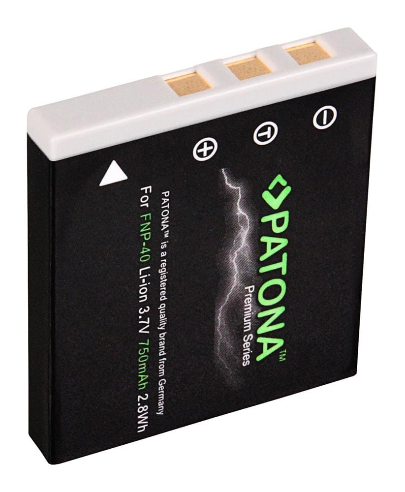 PATONA Premium Akku für Fuji NP-40 D-Li8 FinePix F402 F455 F460 F480