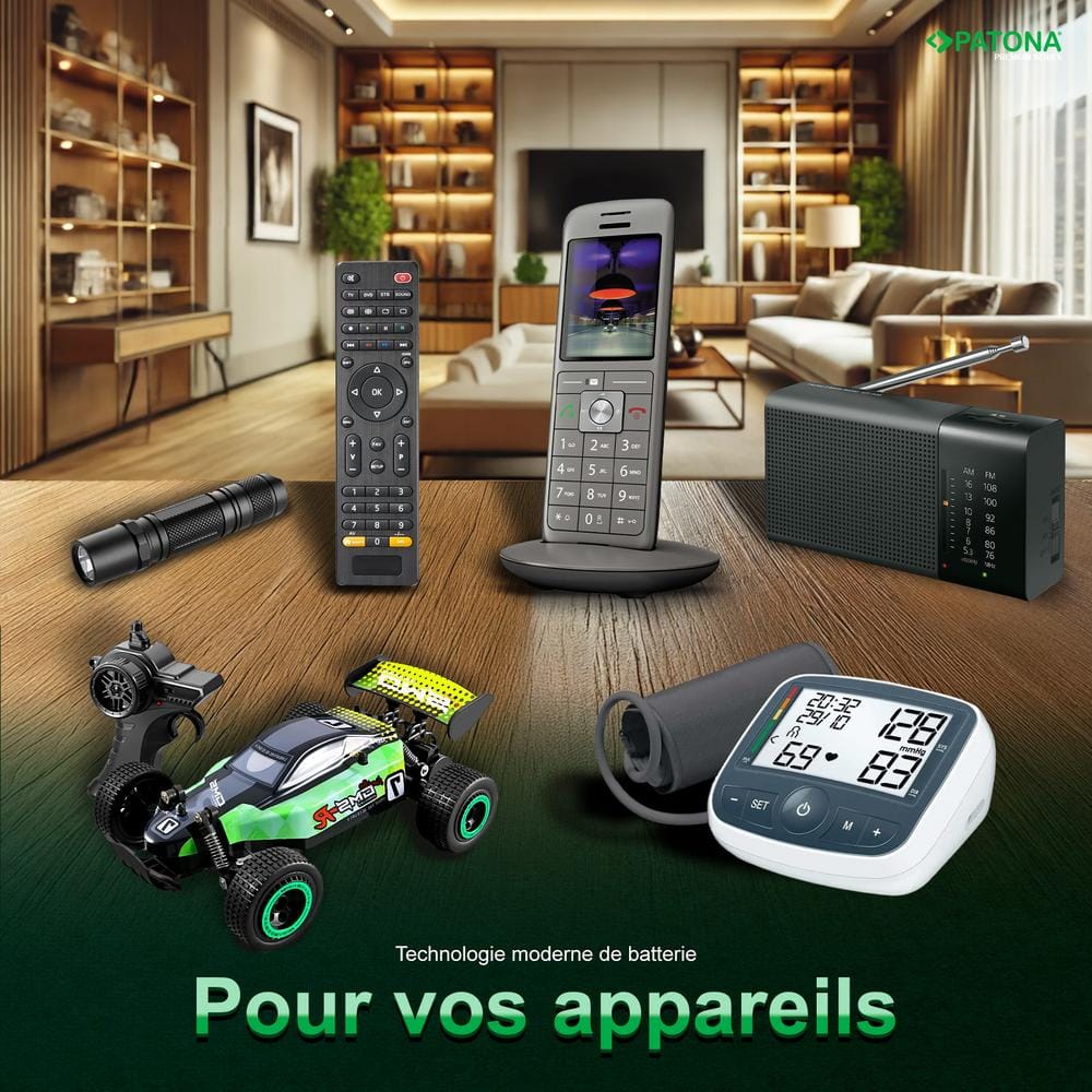 PATONA Premium Alkaline AAA Micro LR03 Batterien 10 Stück für Fernbedienungen, Taschenlampen, Uhren und weitere Geräte PATONA Premium Alkaline AAA Micro LR03 Batterien 10 Stück für Fernbedienungen, Taschenlampen, Uhren und weitere Geräte