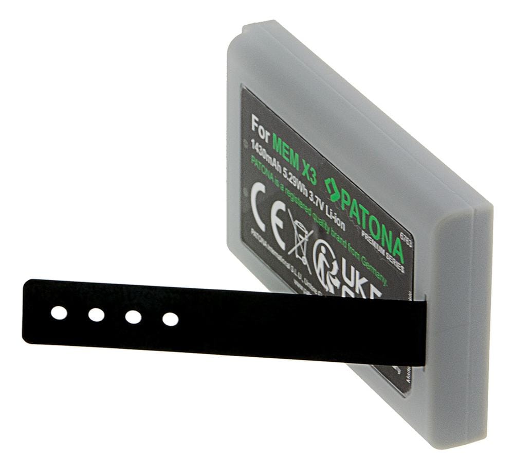 PATONA Premium Akku für Datalogic CVR2 Memor X3 11300794 3H21-00000370 94ACC0083 94ACC1368 BP08-0006