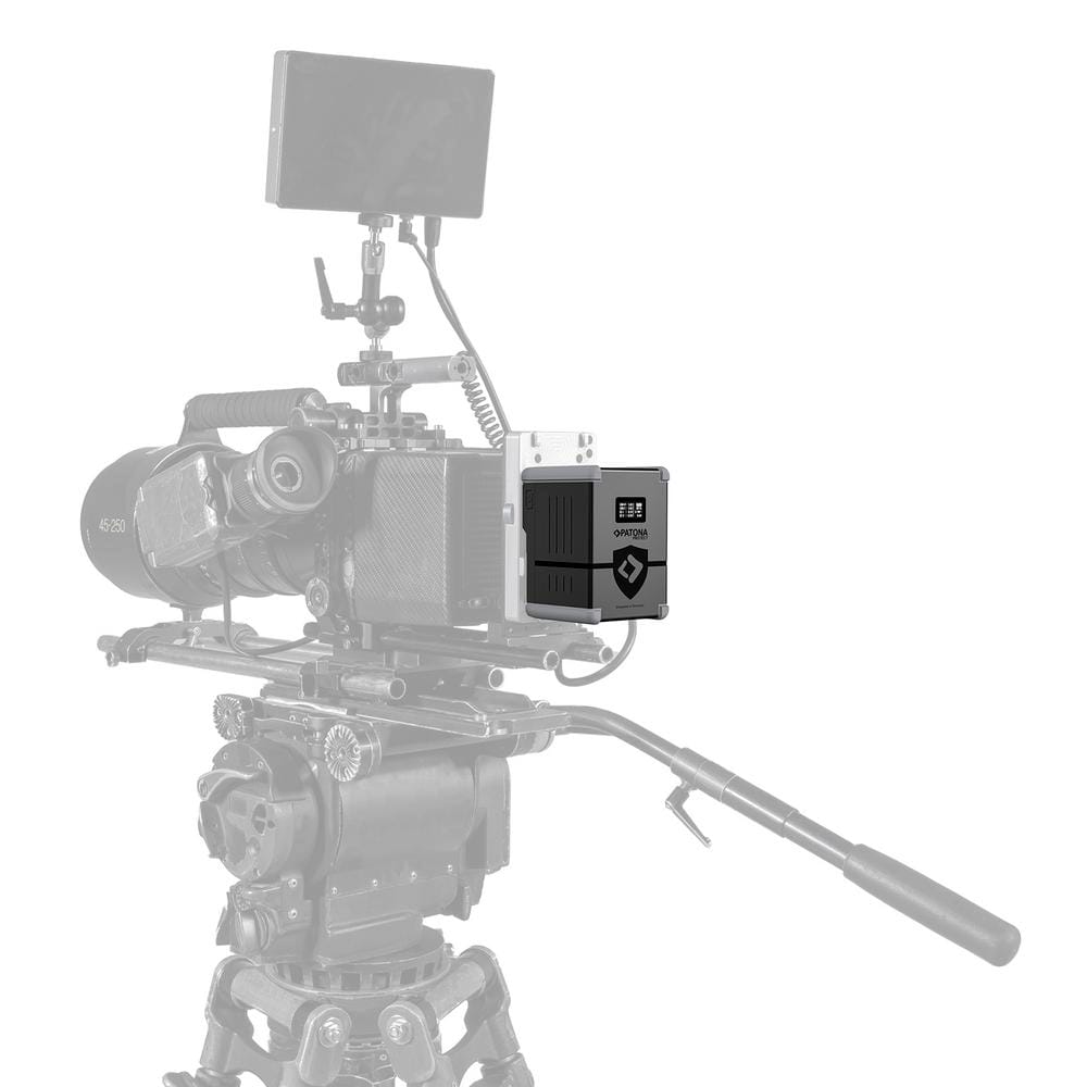 PATONA PROTECT V‑Mount Akku V150‑PD100 148 Wh USB‑C USB‑A D‑Tap 2 x DC‑out für DSLR‑Kameras Camcorder Monitore Smartphones drahtlose Videosender Tablets LED‑Leuchten