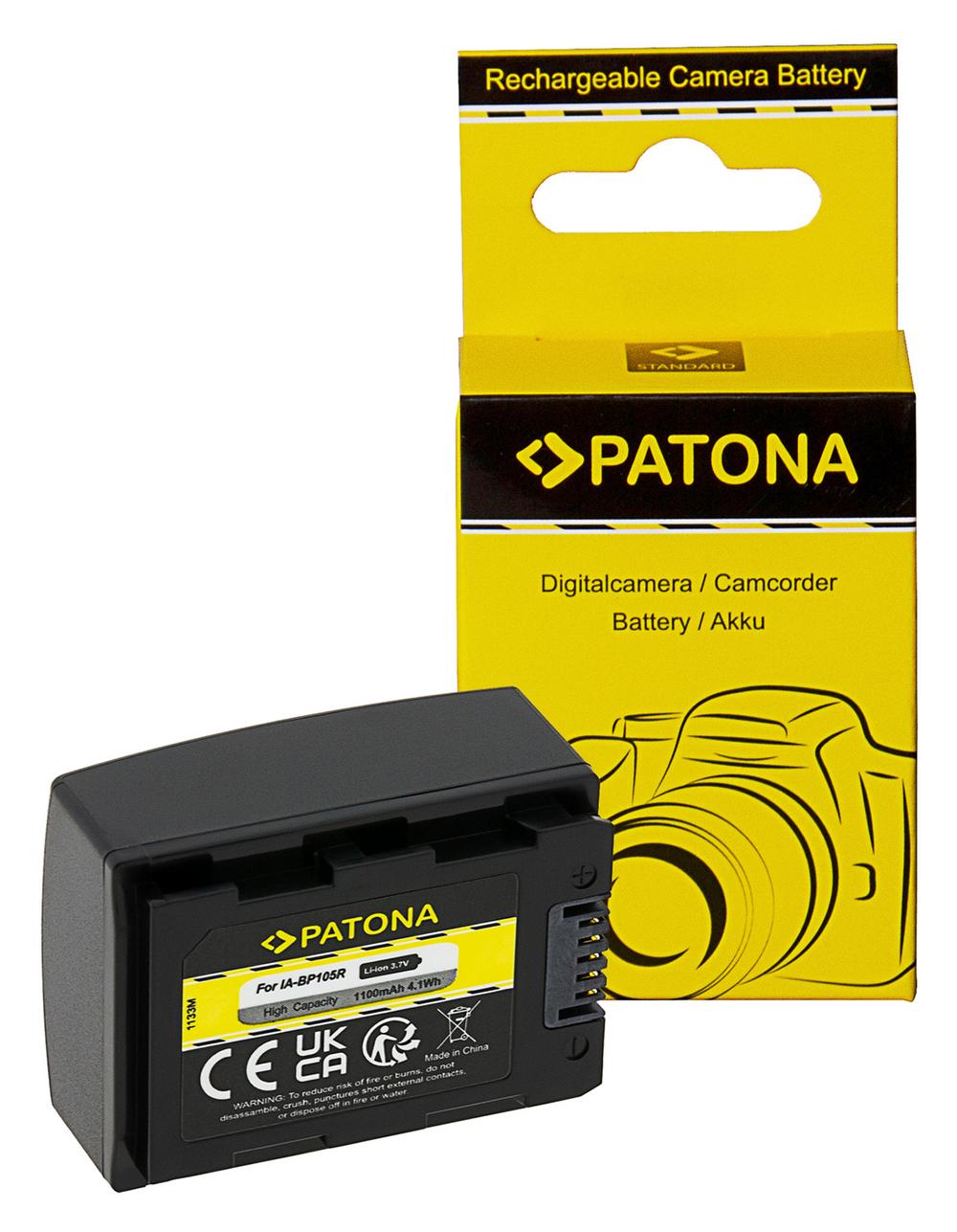 PATONA Akku für Samsung IA-BP105R Samsung HMX-H304BP PATONA Akku für Samsung IA-BP105R Samsung HMX-H304BP