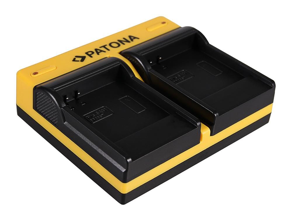 PATONA Dual Ladegerät für Samsung IA-BP85ST HMX H104 H105 H106 HMXH100 inkl. Micro-USB