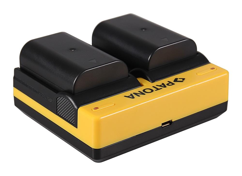 PATONA Dual Ladegerät für Panasonic DMW-BLF19 Lumix DMC-GH3 DMC-GH3A DMC-GH3A inkl. Micro-USB Kabel PATONA Dual Ladegerät für Panasonic DMW-BLF19 Lumix DMC-GH3 DMC-GH3A DMC-GH3A inkl. Micro-USB Kabel