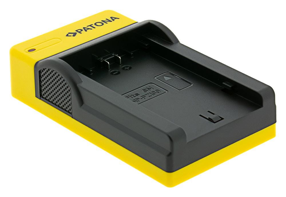 PATONA Slim USB Ladegerät mit USB‑C Input für Sony NP‑FZ100 A7 III A7M3 Alpha 7 III A7 R III A7RM3