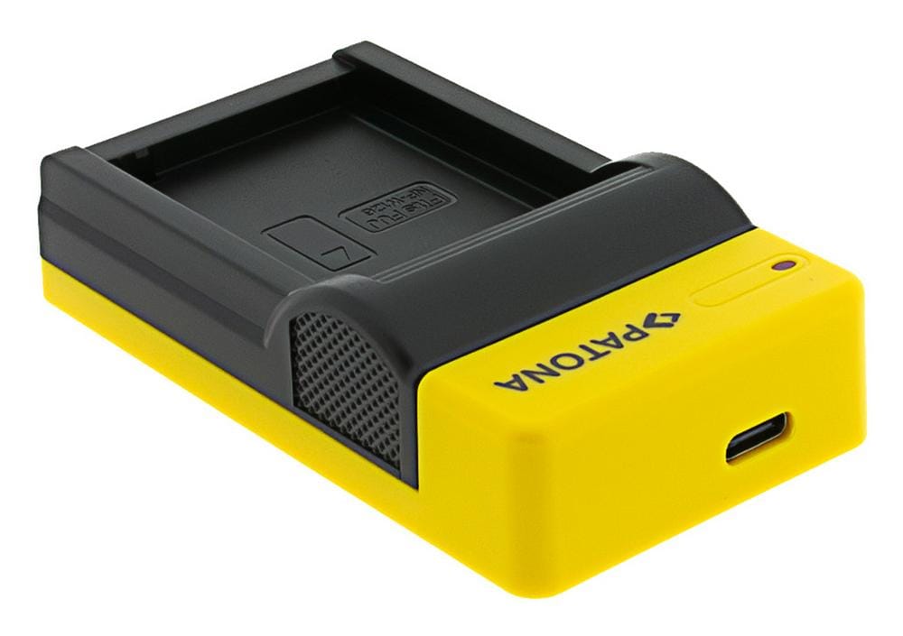 PATONA Slim USB Ladegerät mit USB‑C Input für Fujifilm NP‑W126 FinePix HS30 EXR HS30EXR HS‑30EX