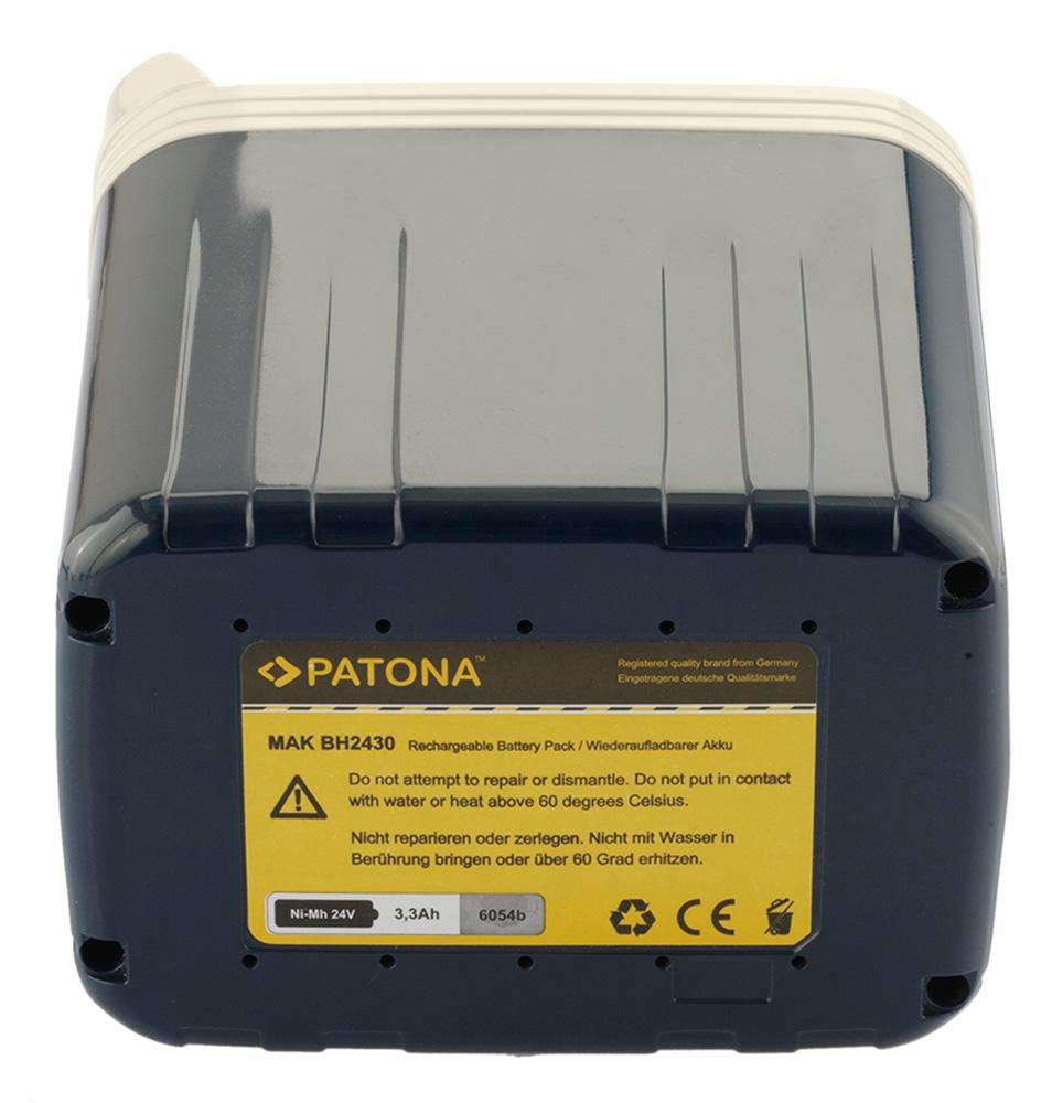 PATONA Akku für Makita Werkzeuge 24V 3300mAh Ni-Mh 2417 2420 2430 B2417 B2420 PATONA Akku für Makita Werkzeuge 24V 3300mAh Ni-Mh 2417 2420 2430 B2417 B2420