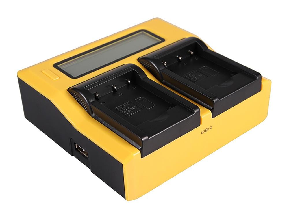 PATONA Dual LCD USB Ladegerät für Nikon ENEL19, Casio NP-120 und CoolPix S2500 S3100 S4100