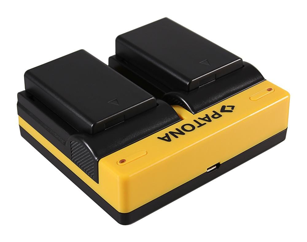 PATONA Dual Ladegerät für Pentax D-LI109 K K2 K-2 K30 K50 K-50 K500 K-500 KR inkl. Micro-USB Kabel