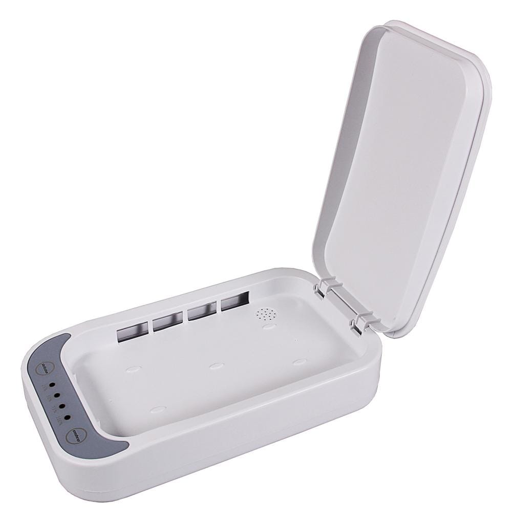 PATONA Mobiles Sterilisationsgerät VM2 für Uhren Schmuck Smartphones und mehr – weiß