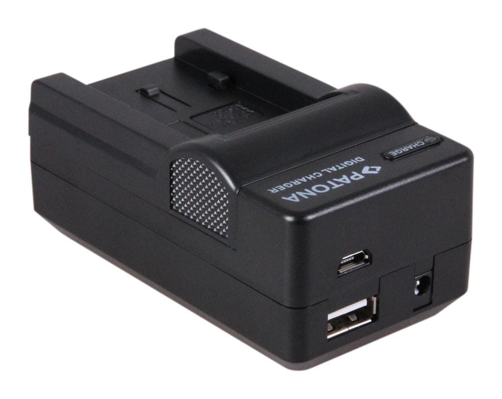 PATONA 4in1 Ladegerät für Panasonic VBK180 VBK360 HDC-DX3 HDC-HS60