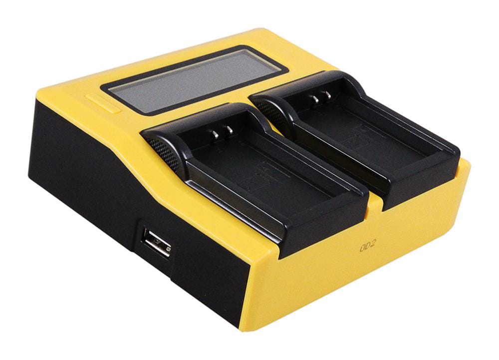 PATONA Dual LCD USB Ladegerät für Canon LPE10 LP-E10