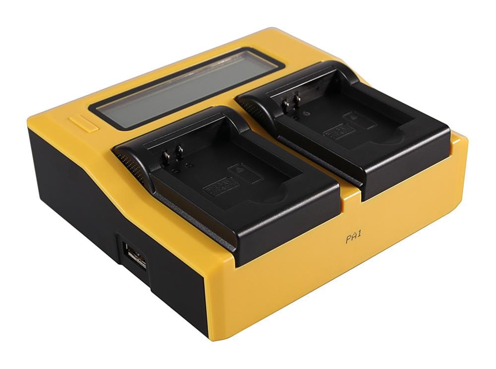 PATONA Dual LCD USB Ladegerät für Panasonic DMW-BCN10 Lumix DMCLF1 DMC-LF1 DMCLF1K DMC-LF1K