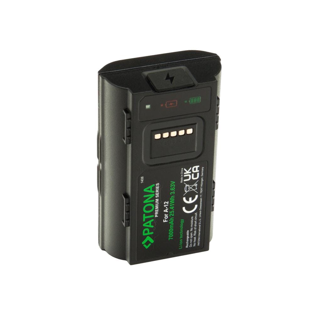 PATONA Premium Akku für Arlo A-12 A12 AVD2001 Essential Wireless Video Doorbell Camera mit Micro-USB