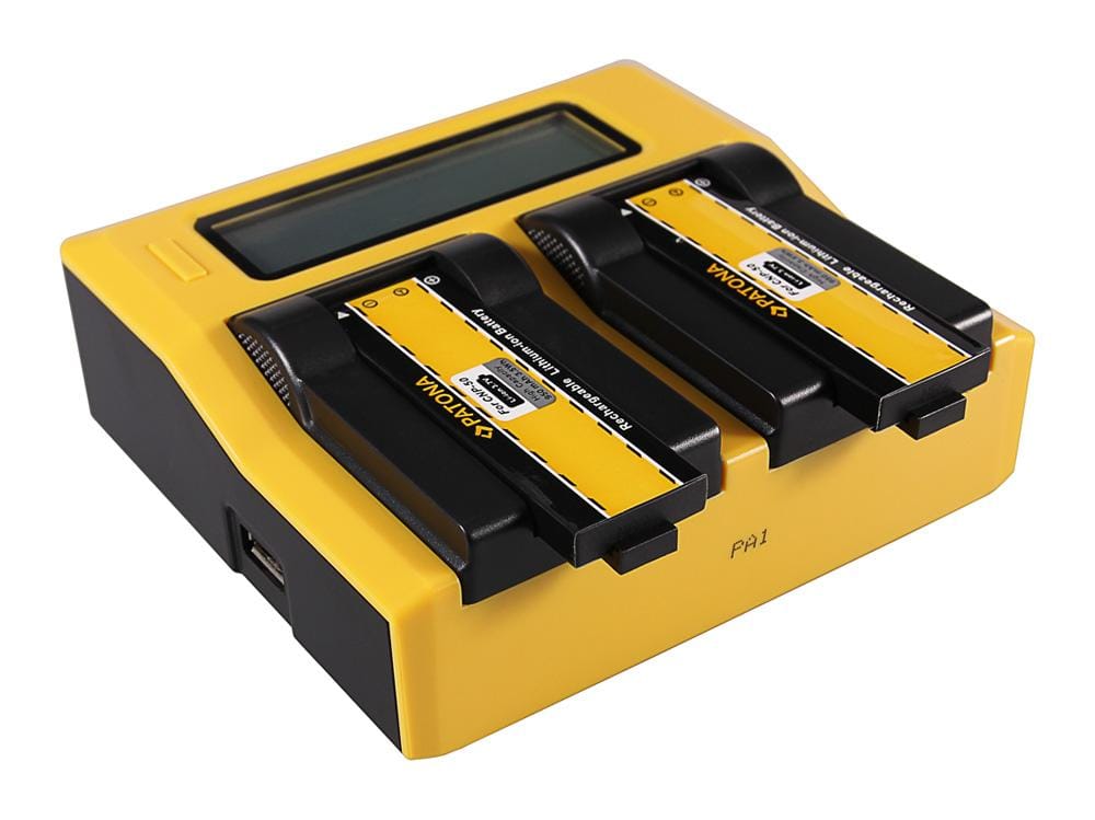 PATONA Dual LCD USB Ladegerät für Casio NP-50 Exilim EXV7 EX-V7 EXV8 EX-V8 PATONA Dual LCD USB Ladegerät für Casio NP-50 Exilim EXV7 EX-V7 EXV8 EX-V8