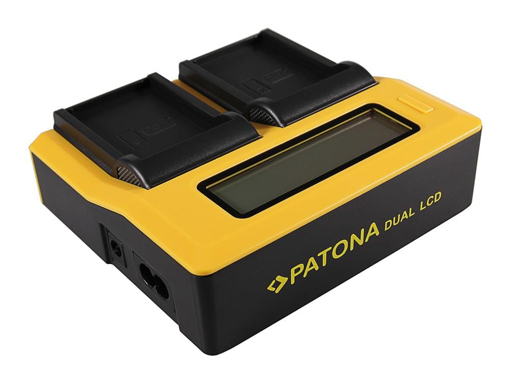 PATONA Dual LCD USB Ladegerät für Drift CFXDC02 HD Ghost
