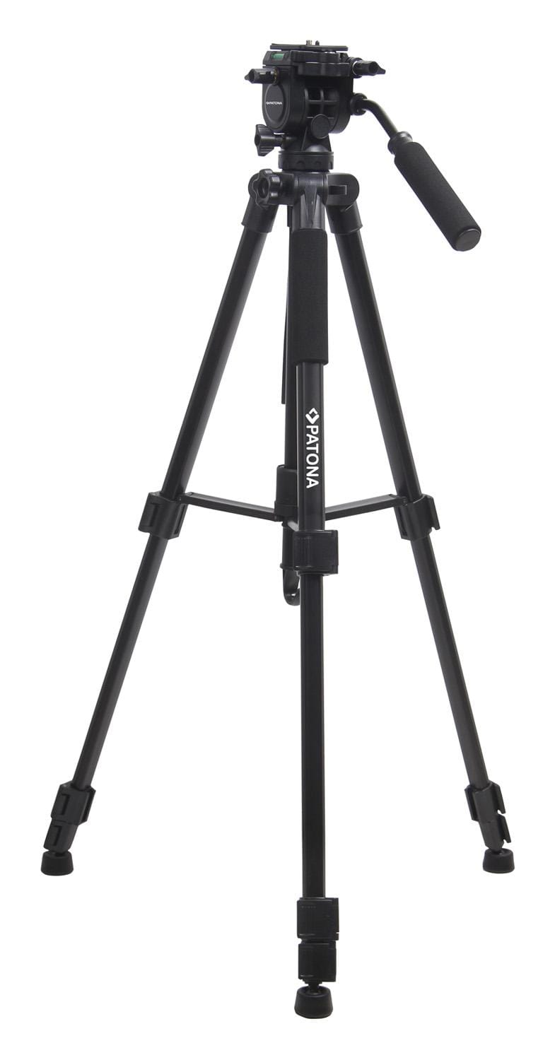 PATONA Premium TRIPOD GEZI DV EASY 140 Set bis 165,5 cm Länge inkl. Kugelkopf inkl. Tasche