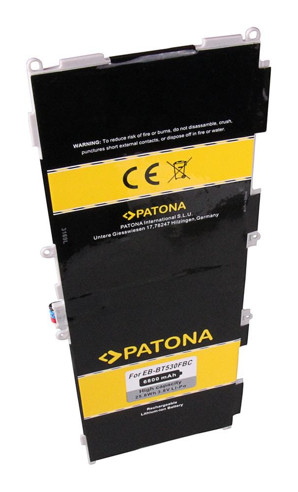 PATONA Akku für Samsung Galaxy Tab 4 10.1 LTE‑A (SM‑T530 SM‑T531 SM‑T533 SM‑T535 SM‑T537 SM‑T537R4)