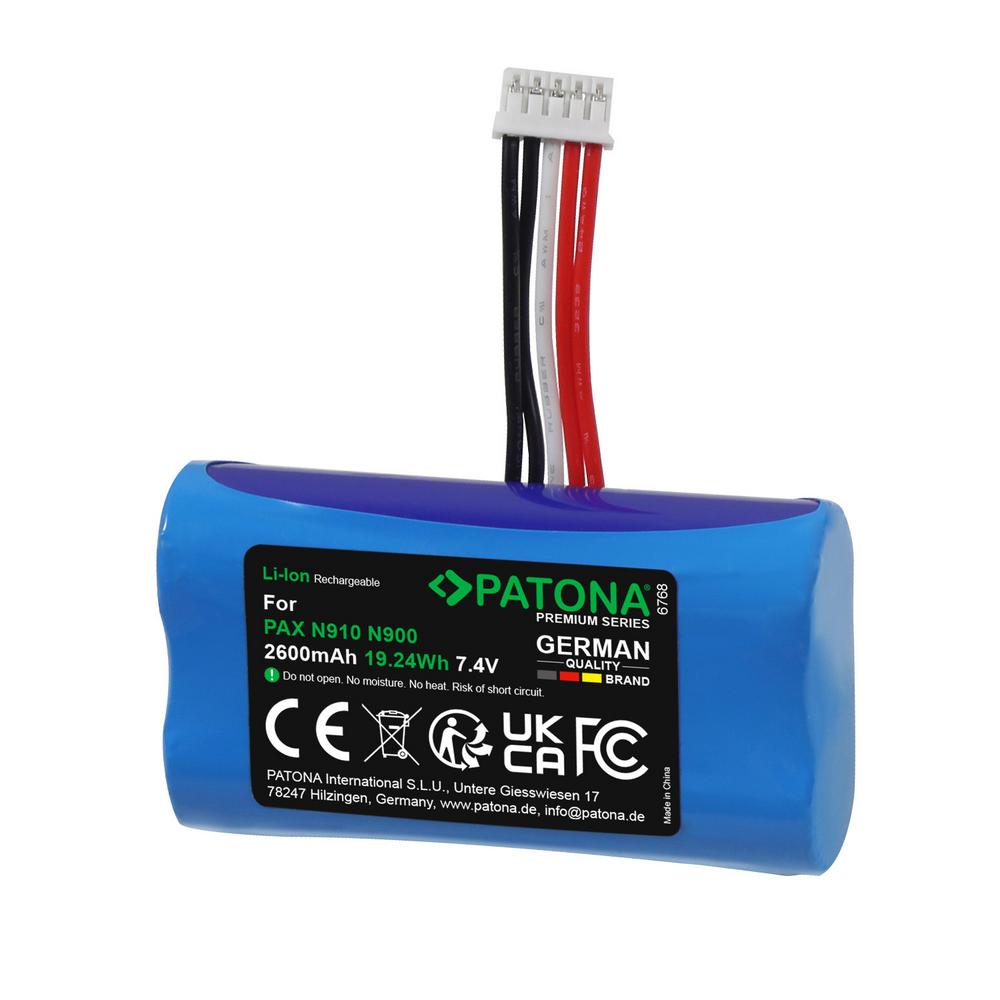 PATONA Premium Akku für PAX N910 PAX910BL